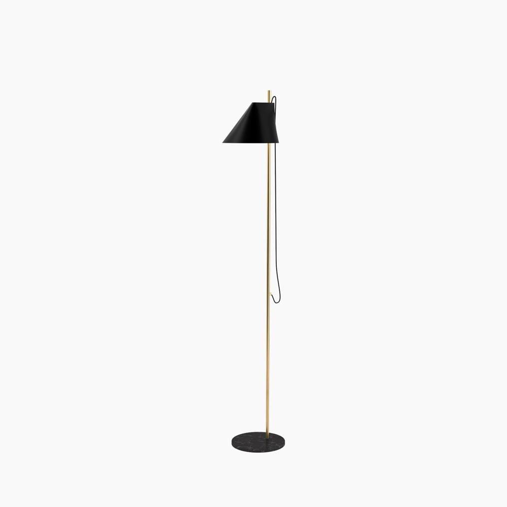 Yuh Floor Lamp Floor Lamps Louis Poulsen Brass/black