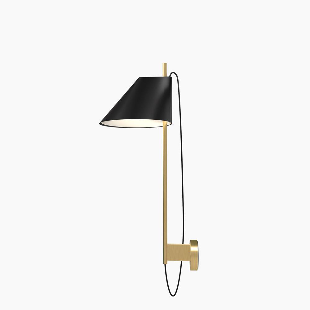 Yuh Wall Lamp wall / ceiling lamps Louis Poulsen Brass/black
