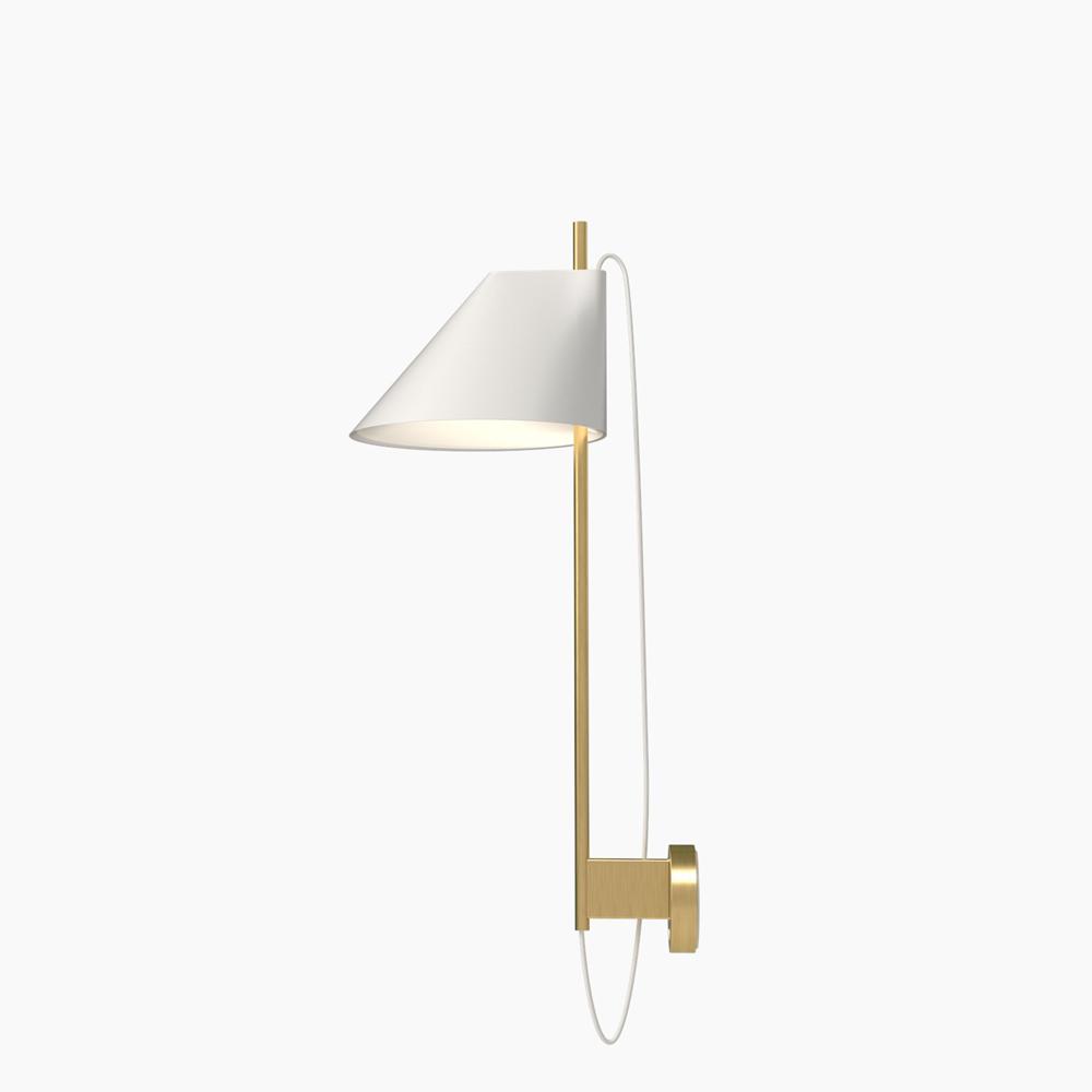 Yuh Wall Lamp wall / ceiling lamps Louis Poulsen Brass/white