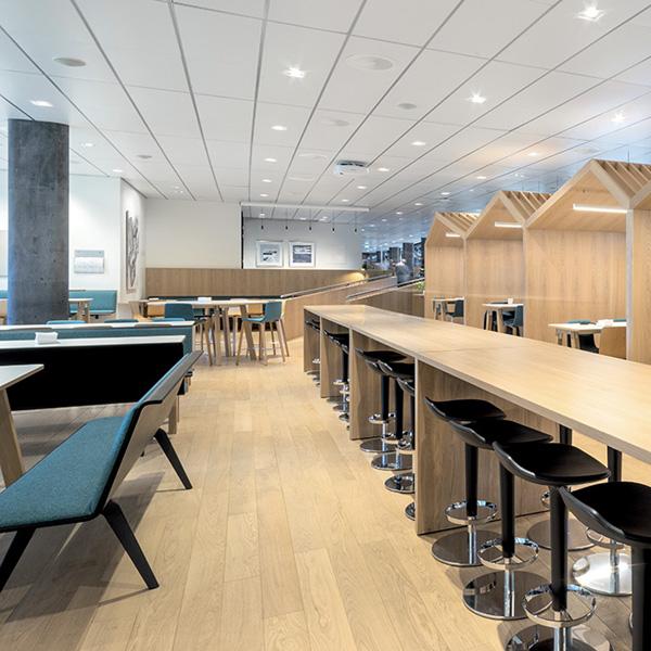 Zinta 4 Seats Waiting Bench Laminate Benches Arper