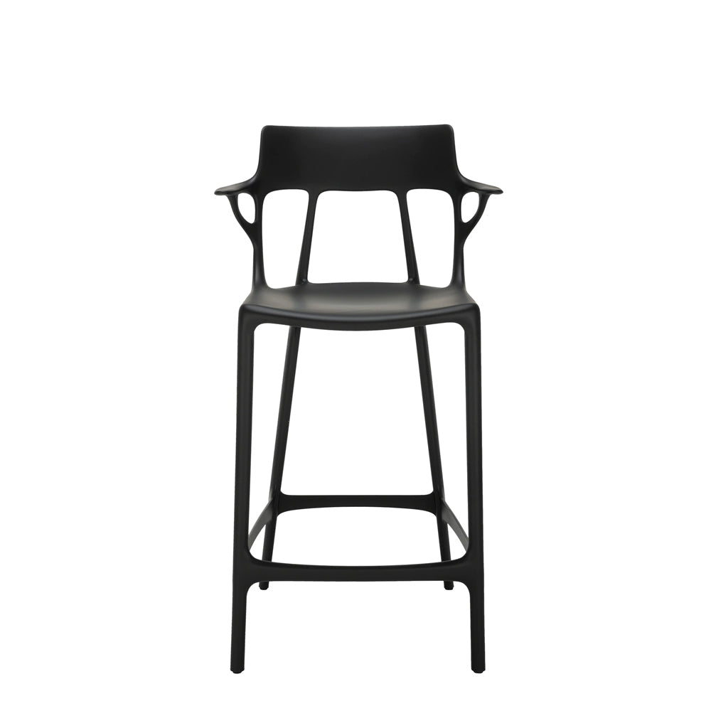 A.I. STOOL stools Kartell Counter Height Black