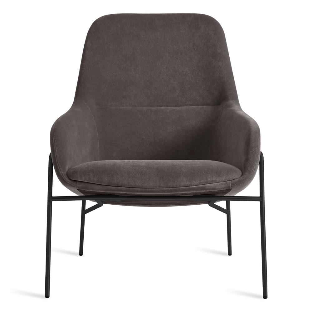 Acre Lounge Chair lounge chair BluDot Storm Velvet