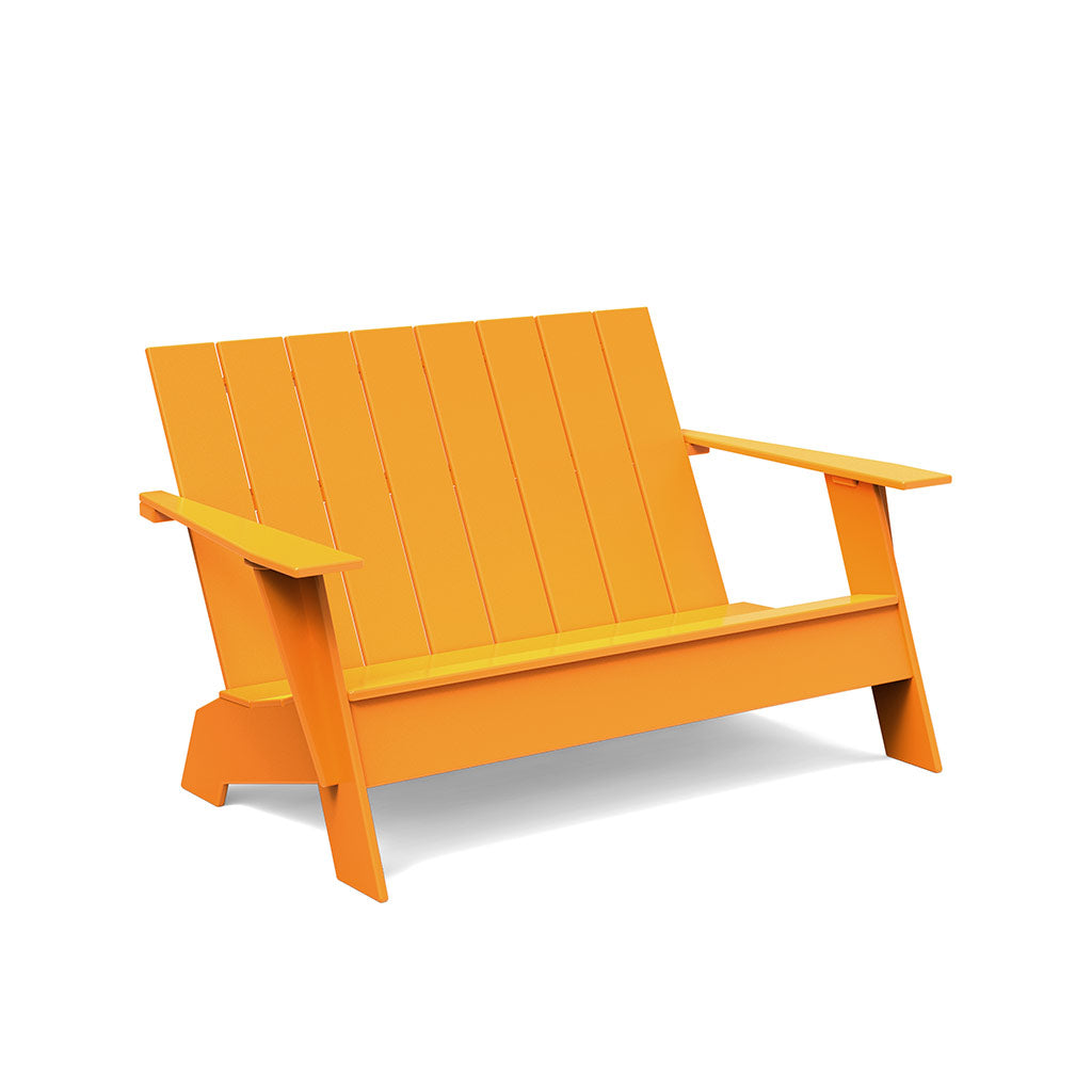Adirondack Bench Benches Loll Designs Sunset Orange