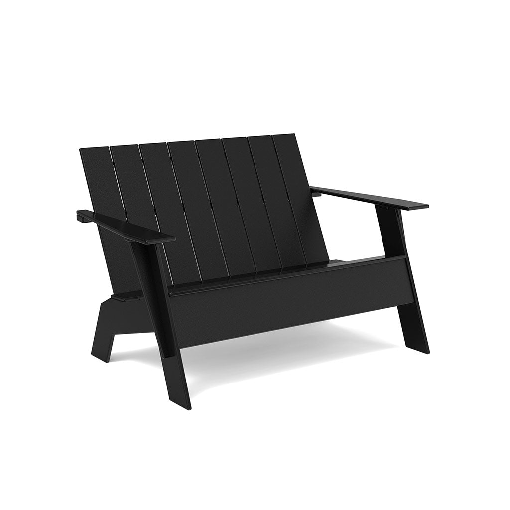 Adirondack Tall Bench Benches Loll Designs Black