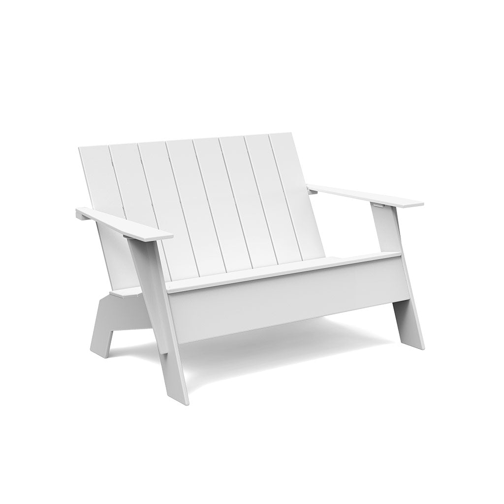 Adirondack Tall Bench Benches Loll Designs Cloud White