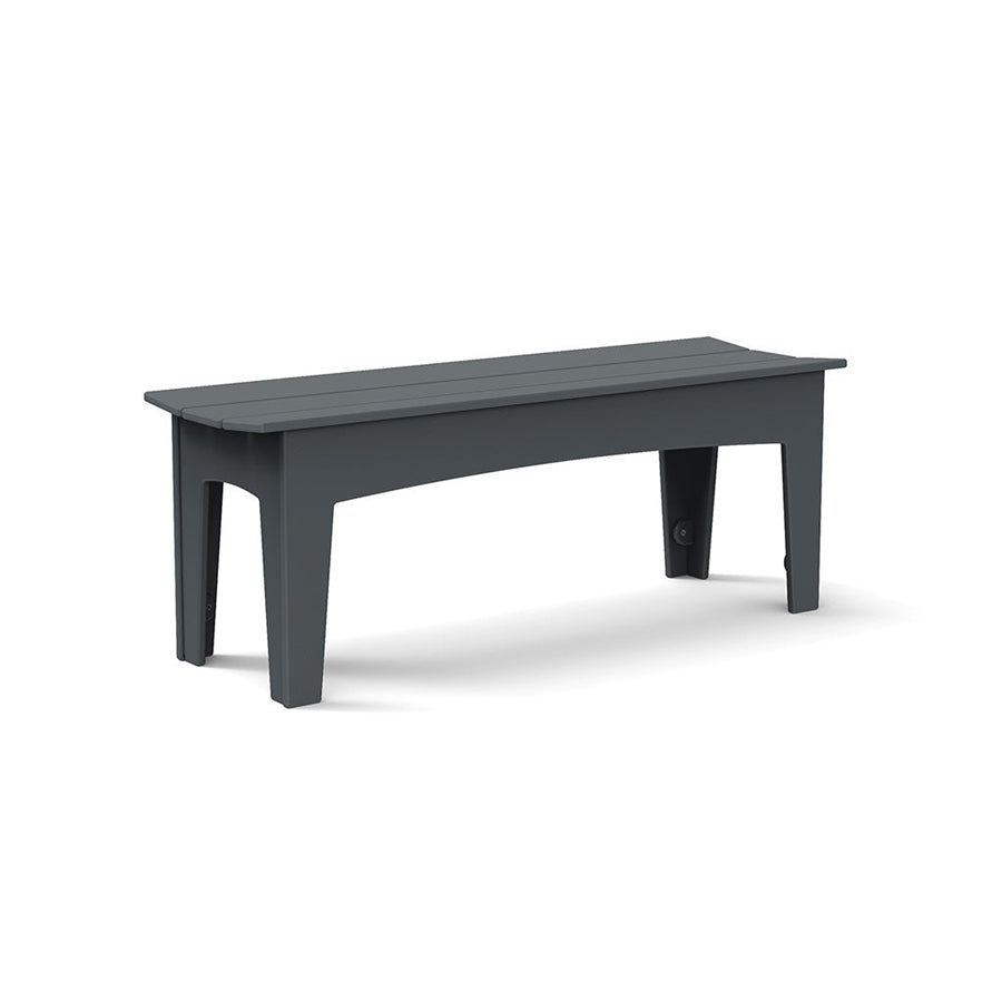 Alfresco Bench Benches Loll Designs Medium: 47" Width Charcoal Grey