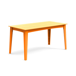 Alfresco Rectangular Bar & Counter Table Dining Tables Loll Designs Counter Height Sunset Orange 