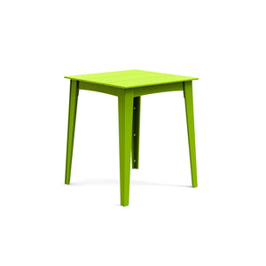 Alfresco Square Bar & Counter Table Dining Tables Loll Designs Bar Height Leaf Green 
