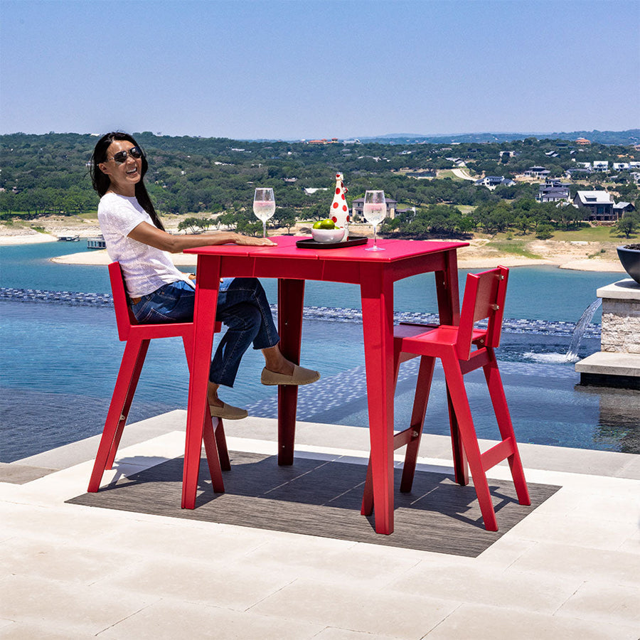Alfresco Square Bar & Counter Table Dining Tables Loll Designs