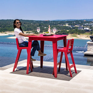 Alfresco Square Bar & Counter Table Dining Tables Loll Designs 