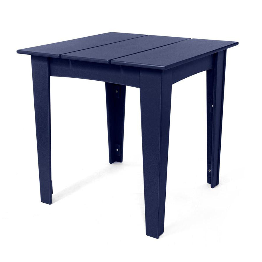 Alfresco Square Table Dining Tables Loll Designs 30 inch Width Navy Blue