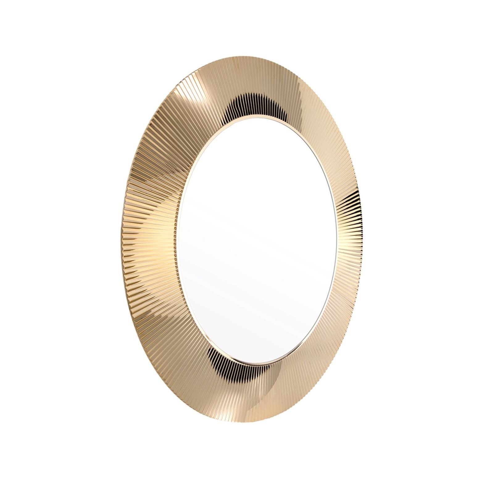 All Saints Metallic Mirror mirror Kartell Galvanized 24K Gold Leaf +$1930.00