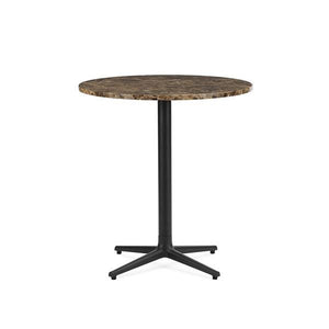 Allez Table 4 Leg Tables Normann Copenhagen Round 70cm Marble - Sand (Light Emperador) 