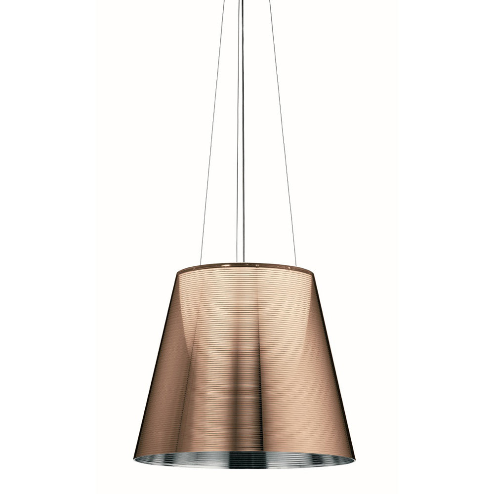 Ktribe S3 Suspension Lamp hanging lamps Flos Aluminized Bronze Halogen