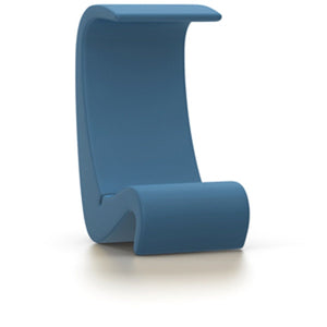 Amoebe Highback Chair lounge chair Vitra Volo - Indigo 