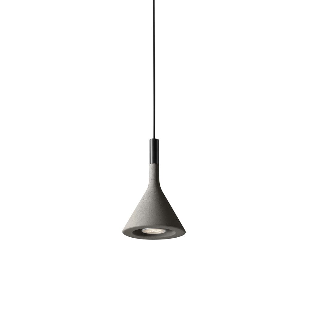 Aplomb Suspension Lamp suspension lamps Foscarini Aplomb Mini: grey - 130" cord - GU10 bulb
