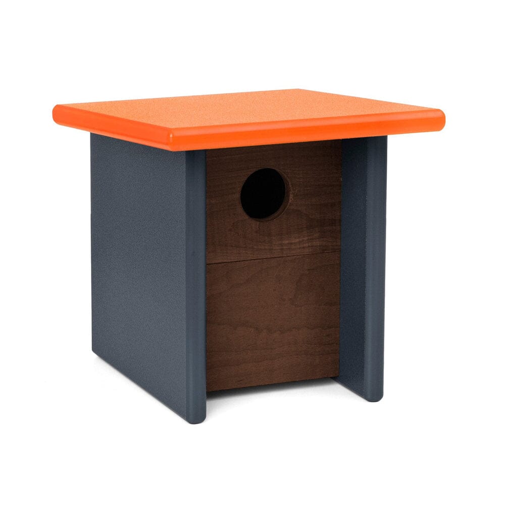Arbor Modern Birdhouse Accessories Loll Designs Sunset Orange Charcoal Grey