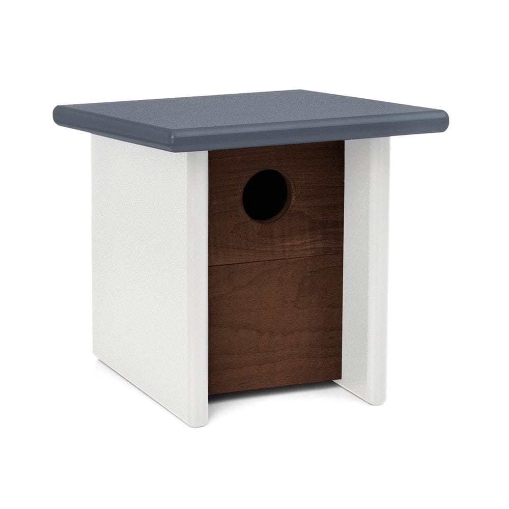 Arbor Modern Birdhouse Accessories Loll Designs Charcoal Grey Cloud White