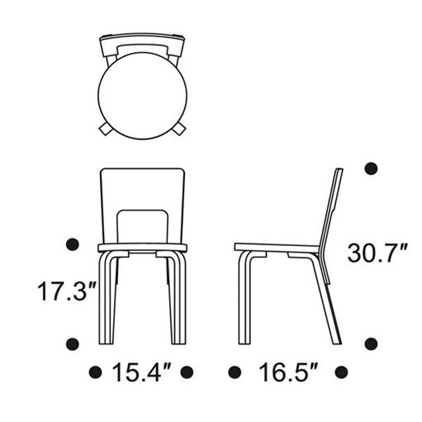 Chair 66 Side/Dining Artek