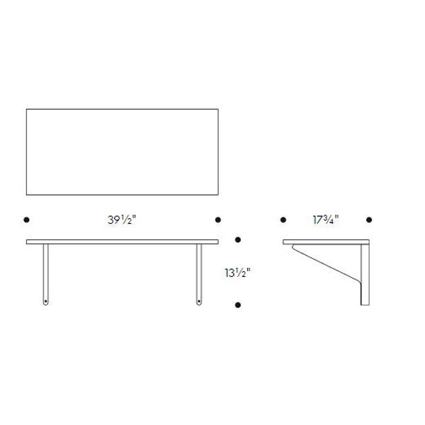 Kaari Wall Console Shelf Artek