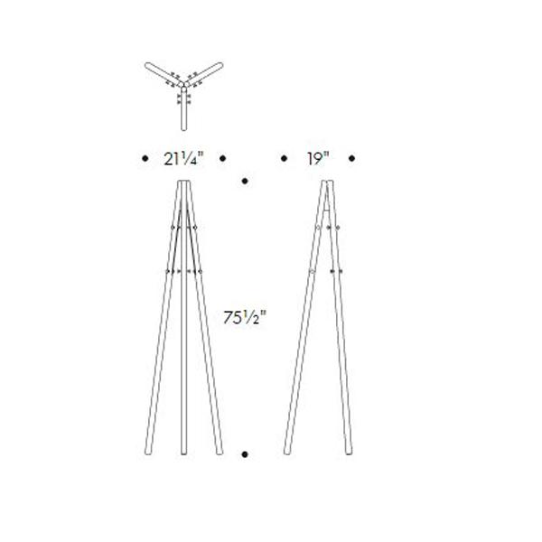 Kiila Coat Stand Miscellaneous Artek