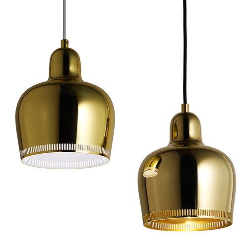 Golden Bell Savoy - A330S - Brass hanging lamps Artek