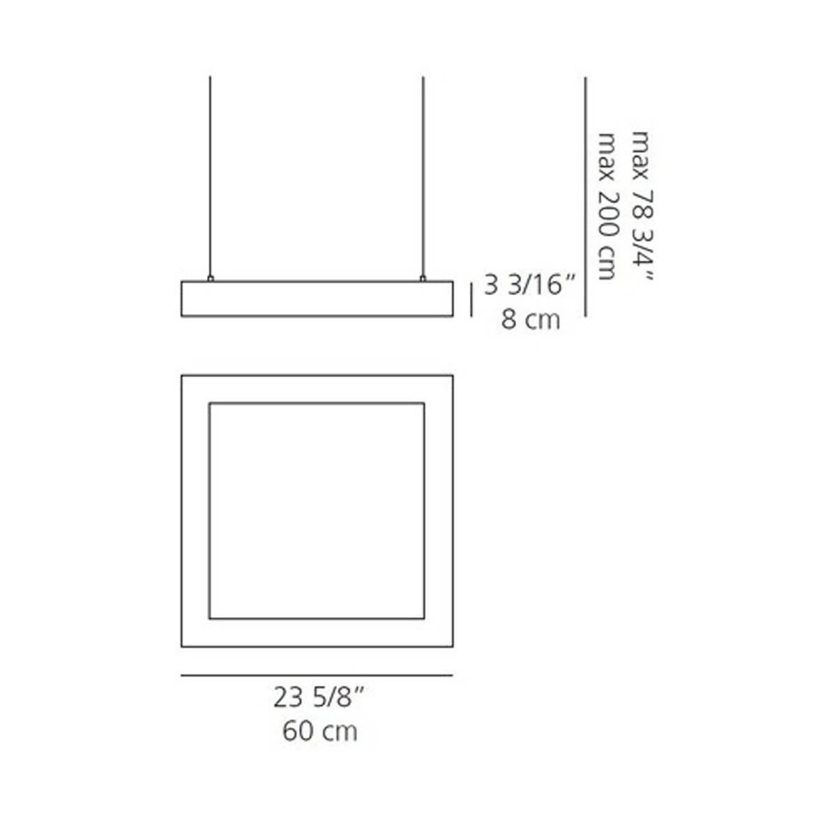 Altrove Suspension 600 hanging lamps Artemide