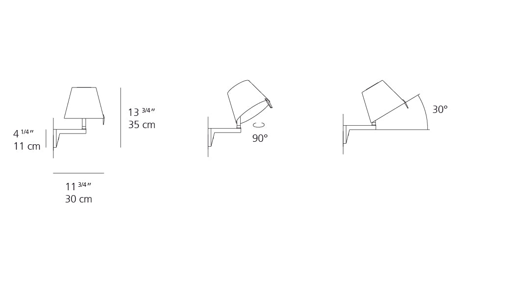 Melampo Mini Wall Lamp wall / ceiling lamps Artemide
