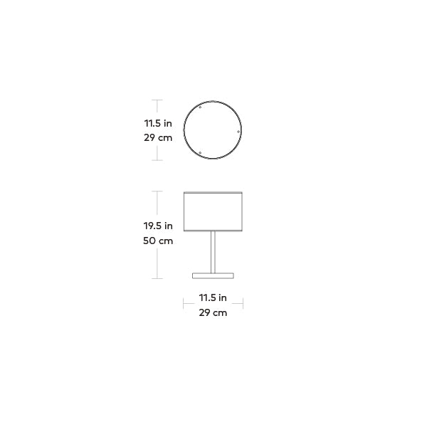 Milton Table Lamp Table Lamps Gus Modern
