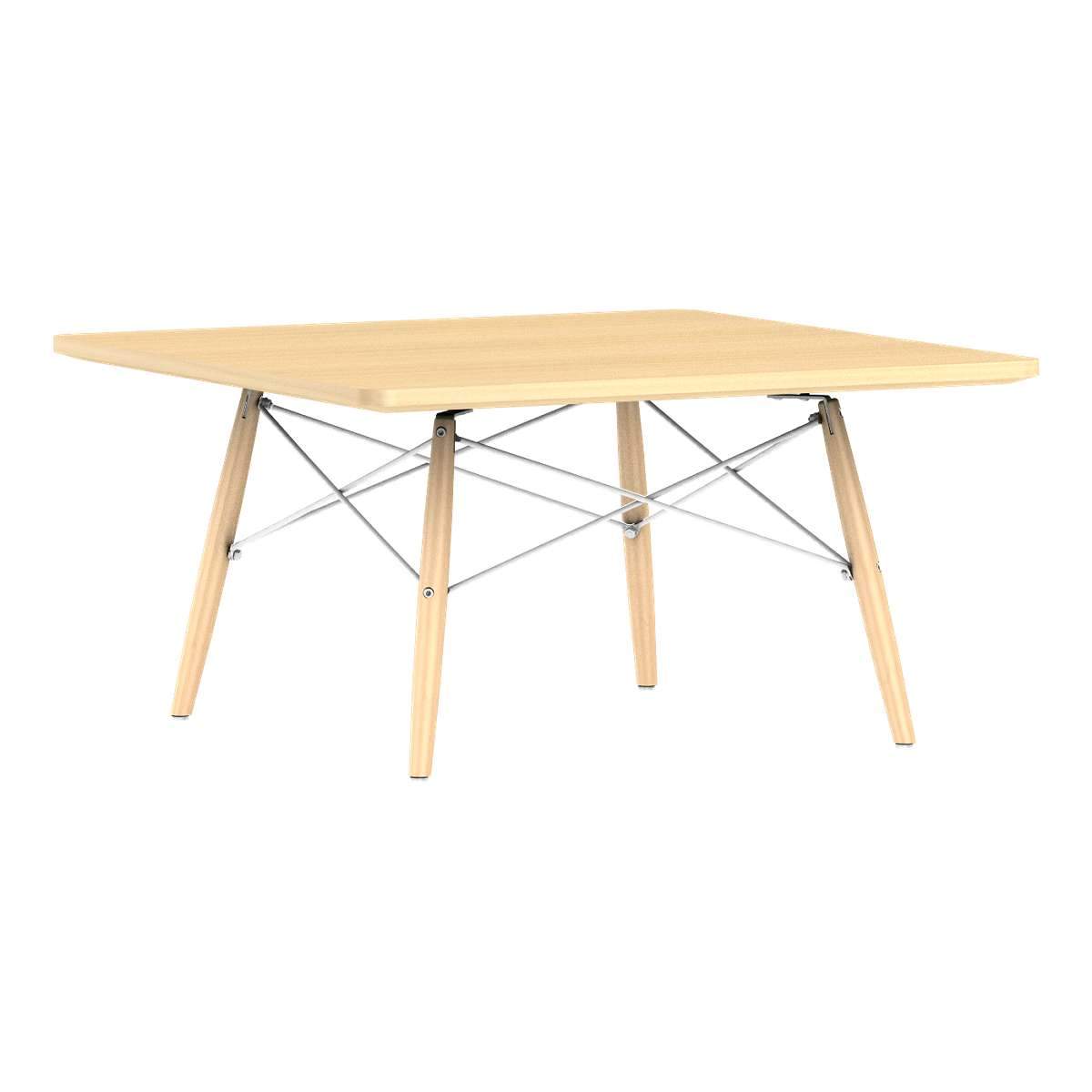 Eames Square Dowel Leg Coffee Table Coffee Tables herman miller White Ash Natural Maple White