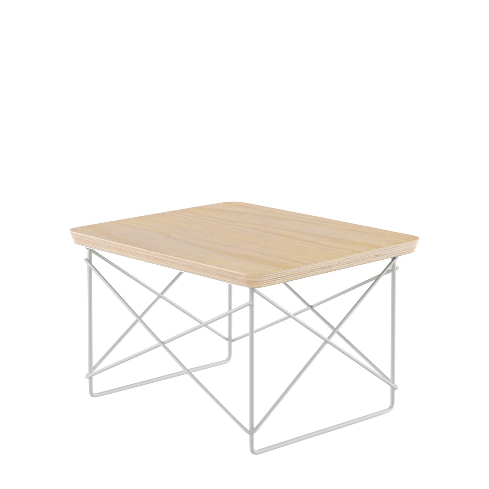 Eames Wire Base Low Table side/end table herman miller White Ash +$95.00 White