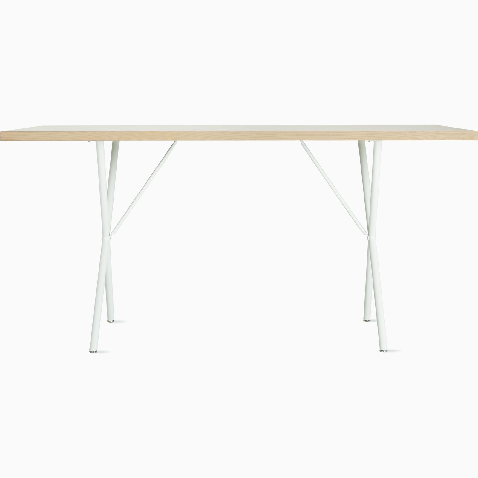 Nelson X-Leg Table with Veneer Top Dining Tables herman miller