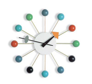 Nelson Ball Clock Multi-Colored Clocks Vitra 
