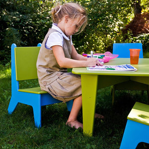BBO2 Kids Plastic Outdoor Chair kids Loll Designs 
