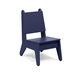 BBO2 Kids Plastic Outdoor Chair kids Loll Designs Navy Blue 