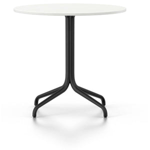 Belleville Round Table Dining Tables Vitra Melamine White - Indoor 