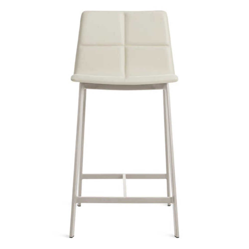 Between Us Counter Stool Stools BluDot Cream Leather