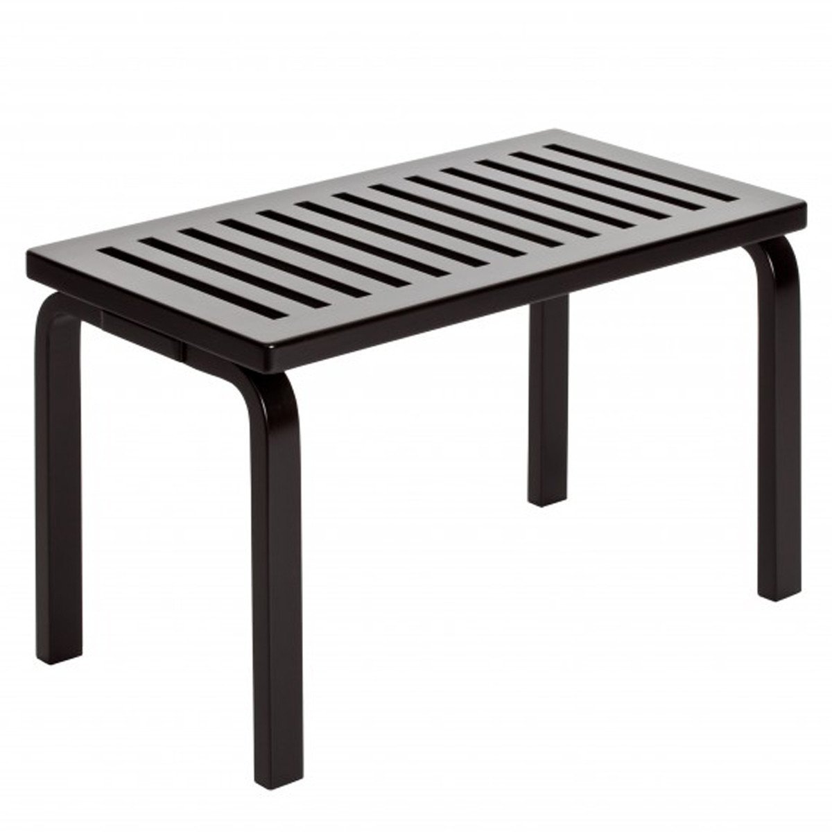 Bench 153A Benches Artek 153B: 28.5" L - Lacquered Black