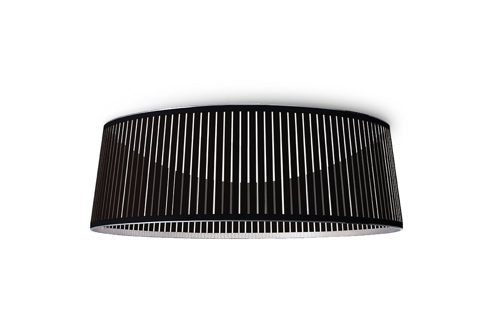 Solis Drum Flush Ceiling Lamp Ceiling lamp Pablo Black 36"