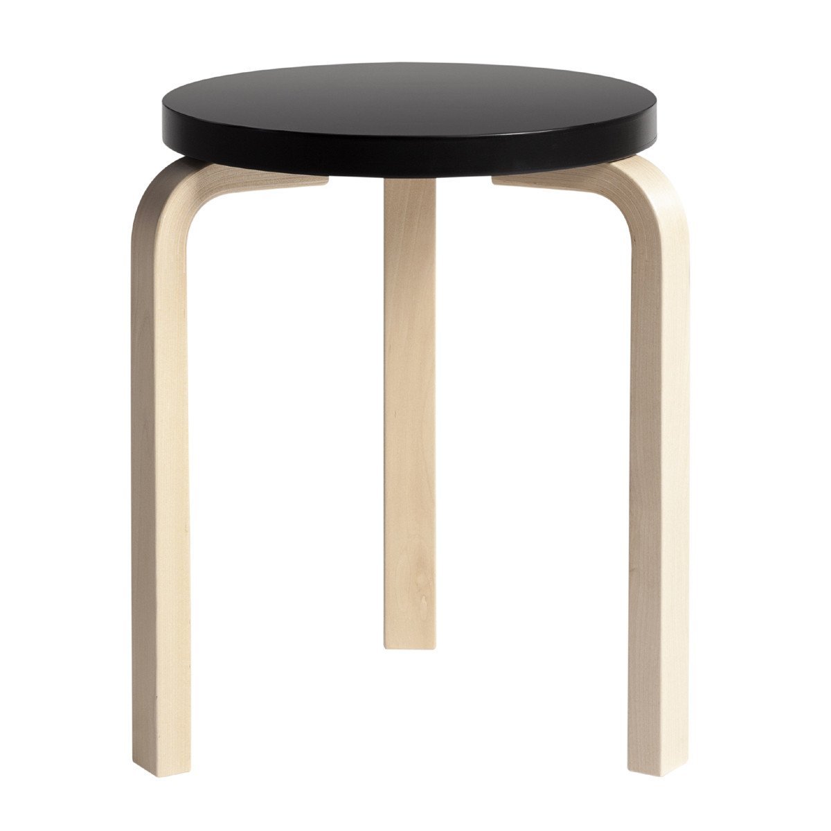 Stool 60 Stools Artek Lacquered Black +$20.00