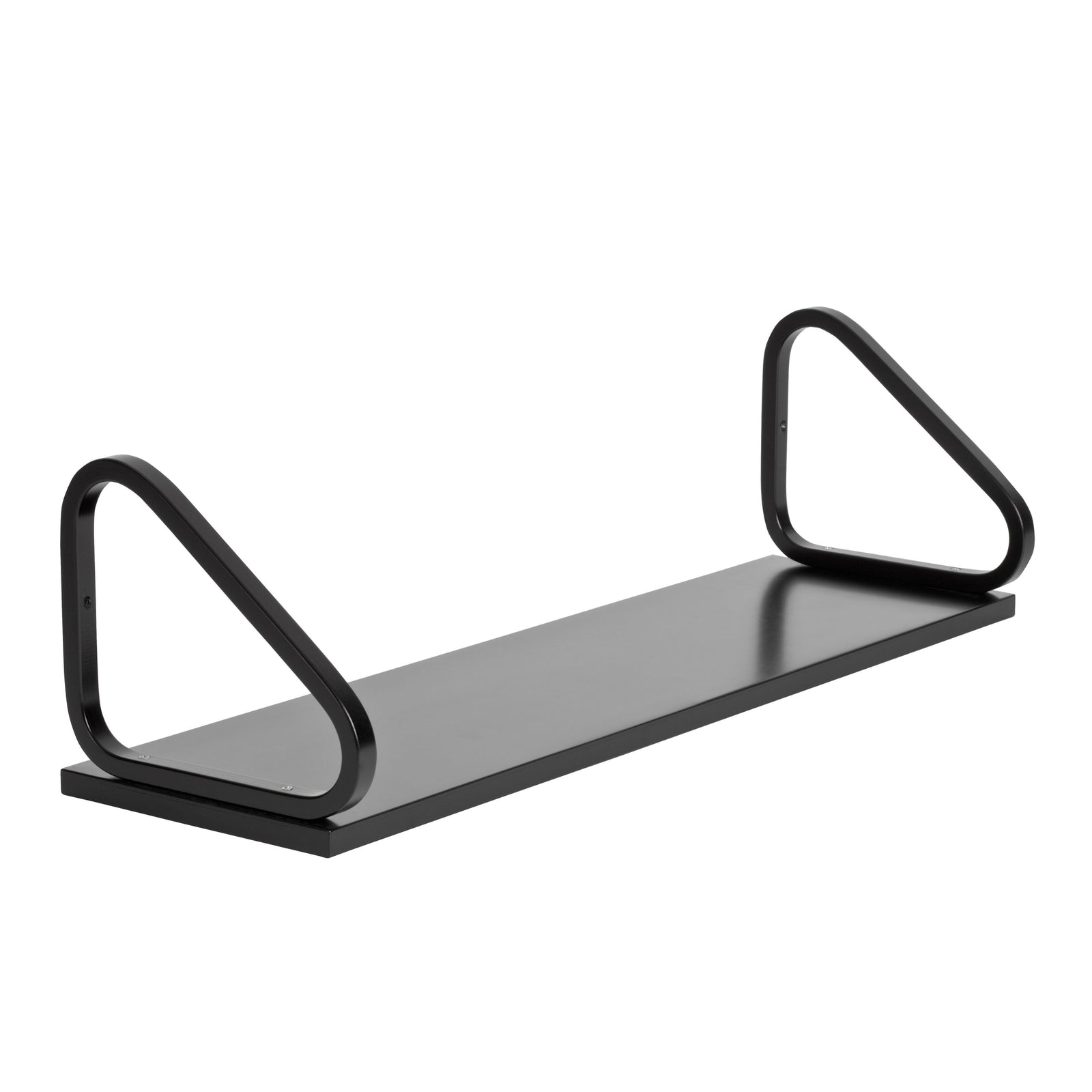 Wall Shelf 112 storage Artek 112B (9.8"d) - Lacquered Black +$50.00