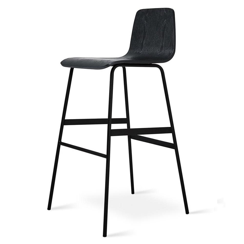 Lecture Stool stool Gus Modern Bar Stool Black Ash & Black