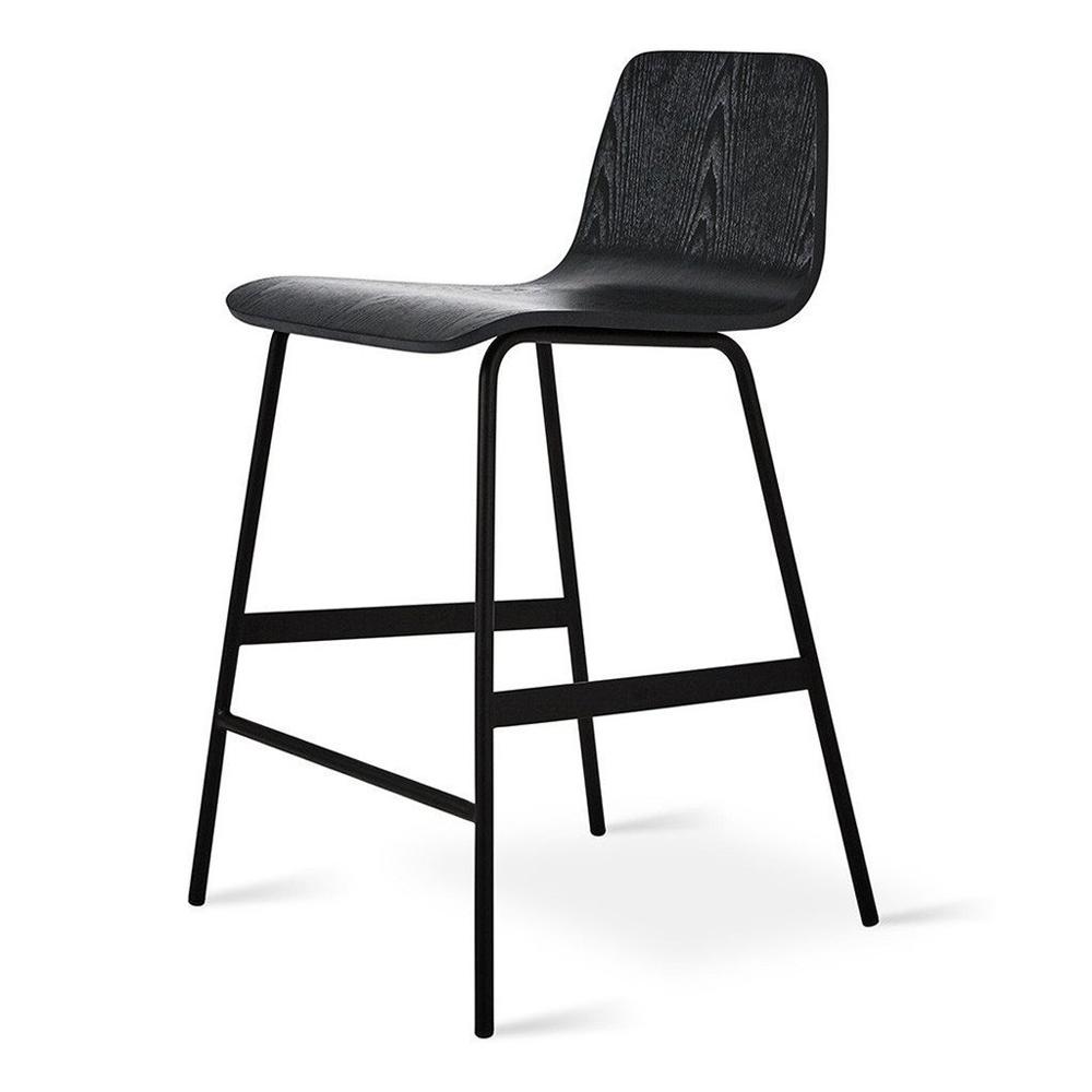 Lecture Stool stool Gus Modern Counter Stool Black Ash & Black