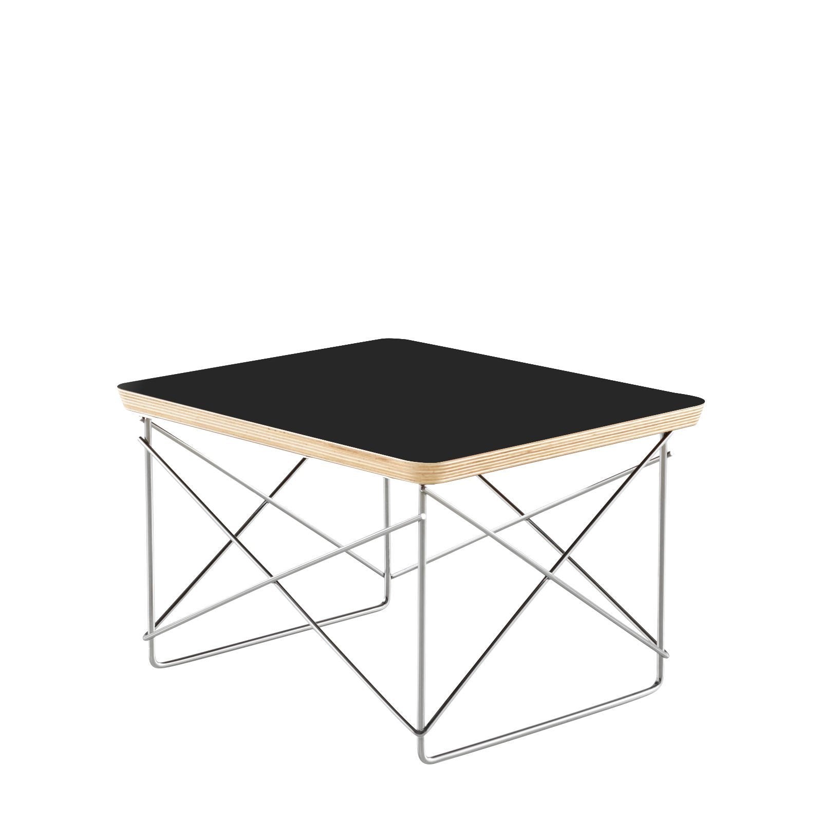 Eames Wire Base Low Table side/end table herman miller Black Trivalent Chrome +$15.00