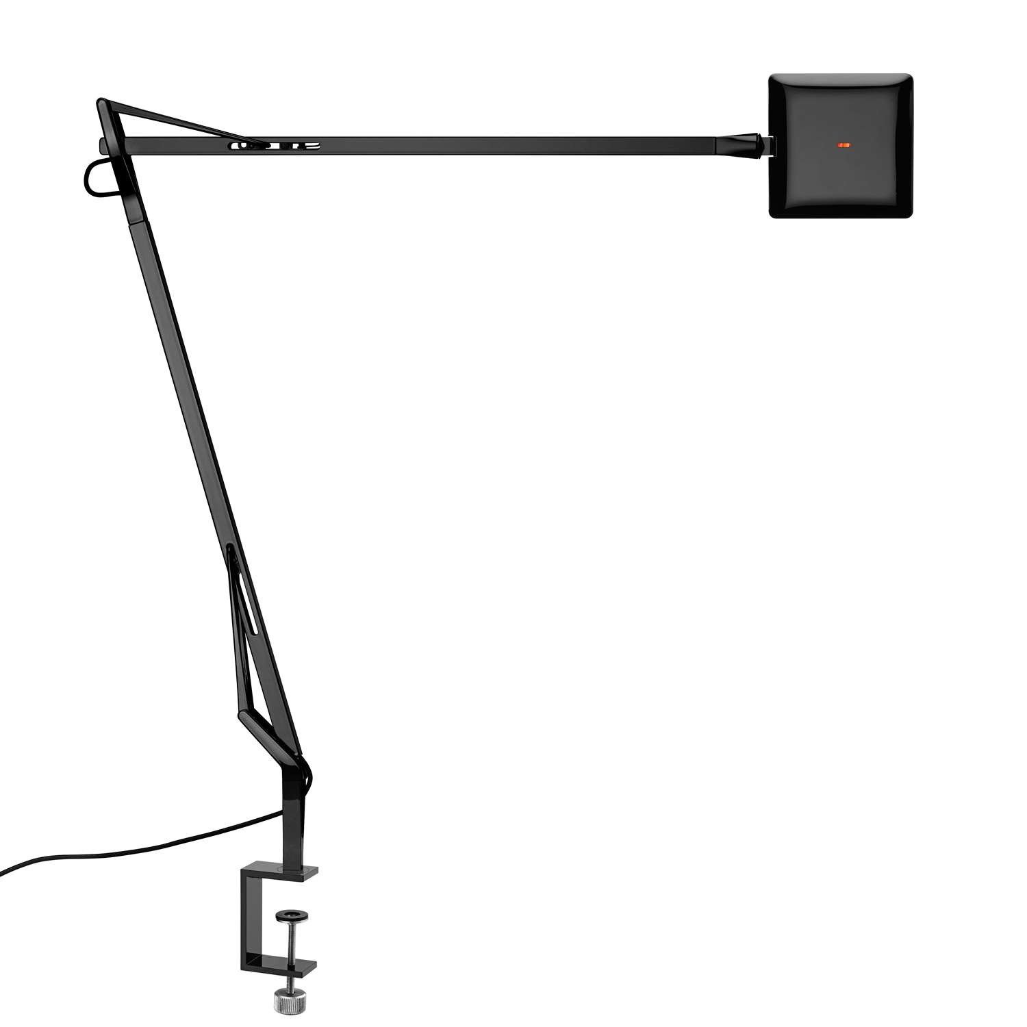 Kelvin Edge LED Table Lamp Table Lamps Flos Black Clamp