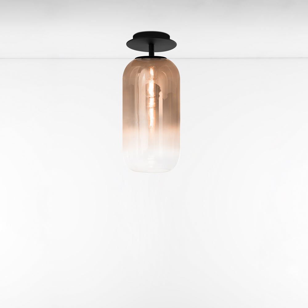 Gople Mini Ceiling Lamp ceiling lights Artemide Black/Copper