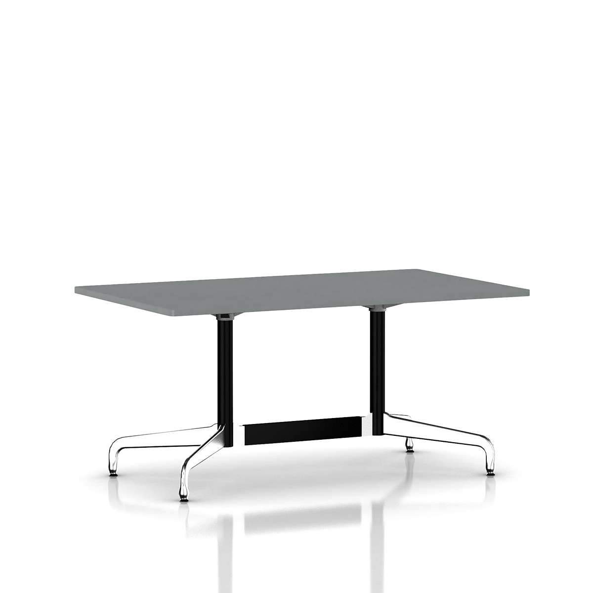 Eames Rectangular Table Dining Tables herman miller Black Umber Cool Grey Neutral Laminate