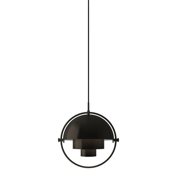 Multi-Lite Pendant Light- Small hanging lamps Gubi Black Brass Base/Black Brass