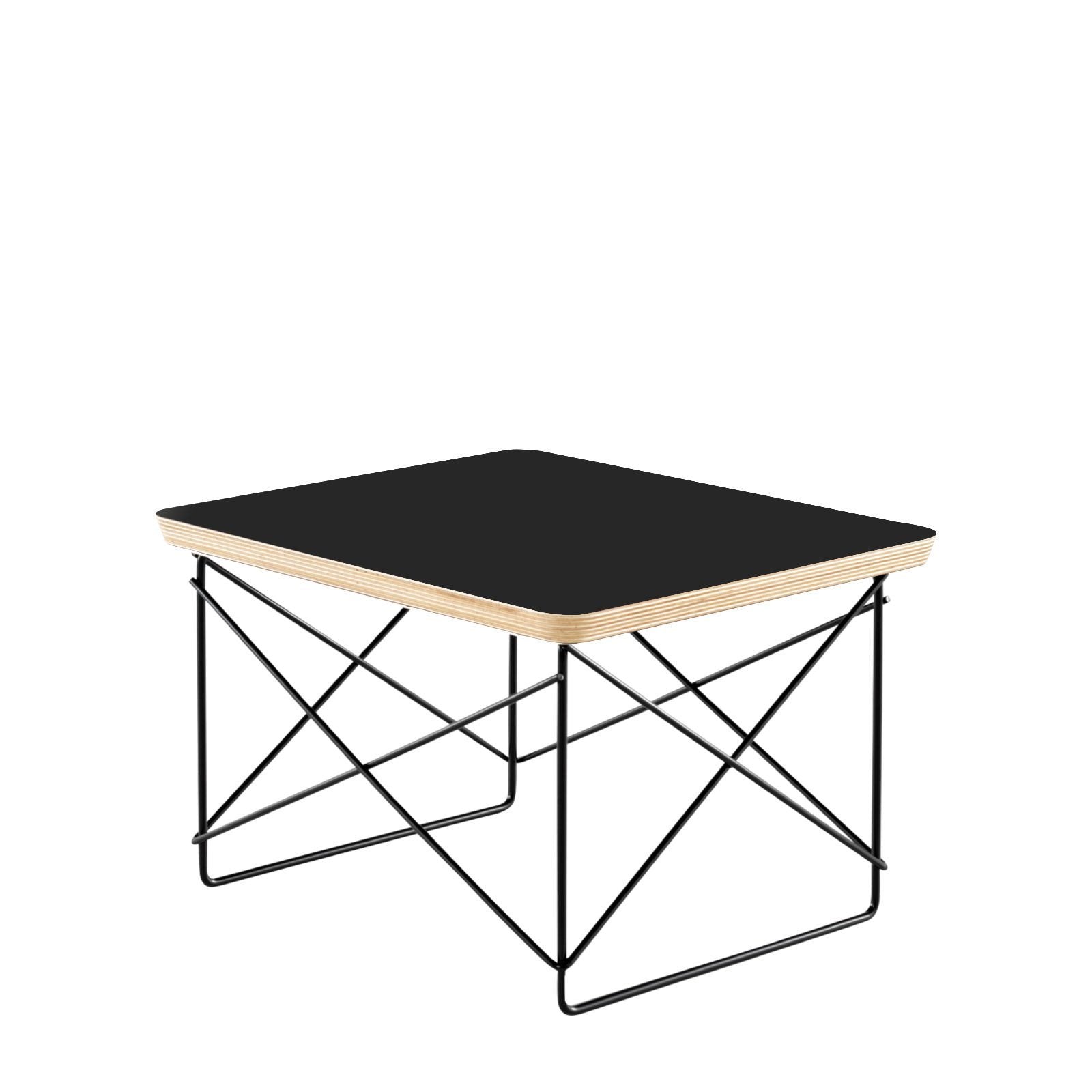 Eames Wire Base Low Table side/end table herman miller Black Black
