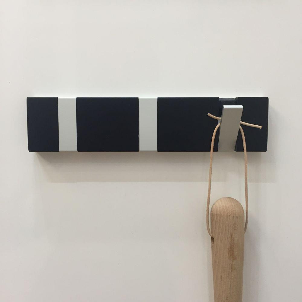 KNAX Lite Coat Hooks Loca 3 Hooks (20CM) Black